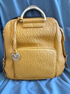 MKF Collection Torra Milan "M" Signature Backpack by Mia K.